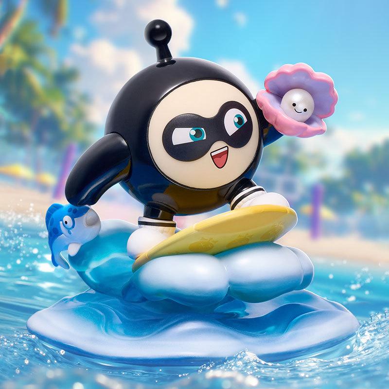 Eggman Party Blind Box Holiday Coastline Figurine Cute Blind Box Collectible Toy Birthday Gift