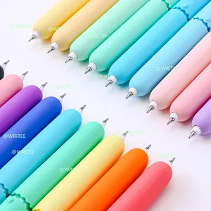 9pcs Set of Erasable Gel Pens, Featuring a 0.6Mm Tip And a Distinctive Egg-Shaped Design, Perfect for Sketching, Doodling, Writing, Projects, School Supplies, Office Tools, And Professional Artistic Applications