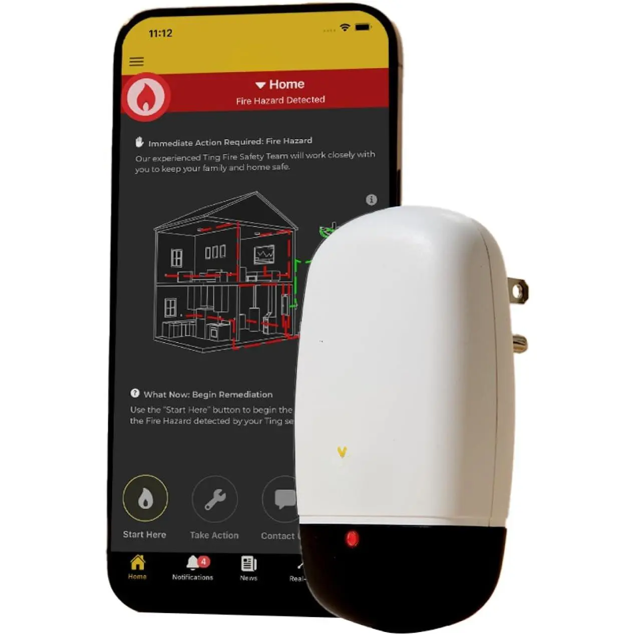 Electrical  Prevention Sensor & Service - Residential Use Only - 12 Months of Required Service Included -   Safety
