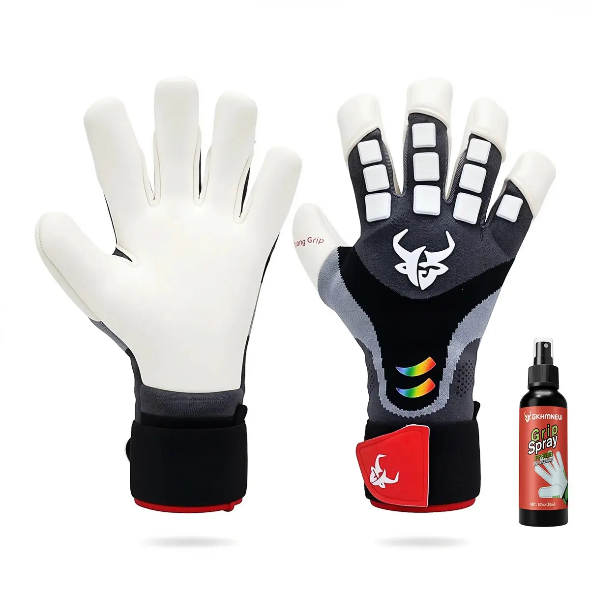Goalkeeper Gloves for Adult Youth, Breathable Professional Soccer Goalie Gloves with 4+3mm Sticky Latex Palm, Guantes De Portero for Training, Goalkeeper Equipment, Football Equipment