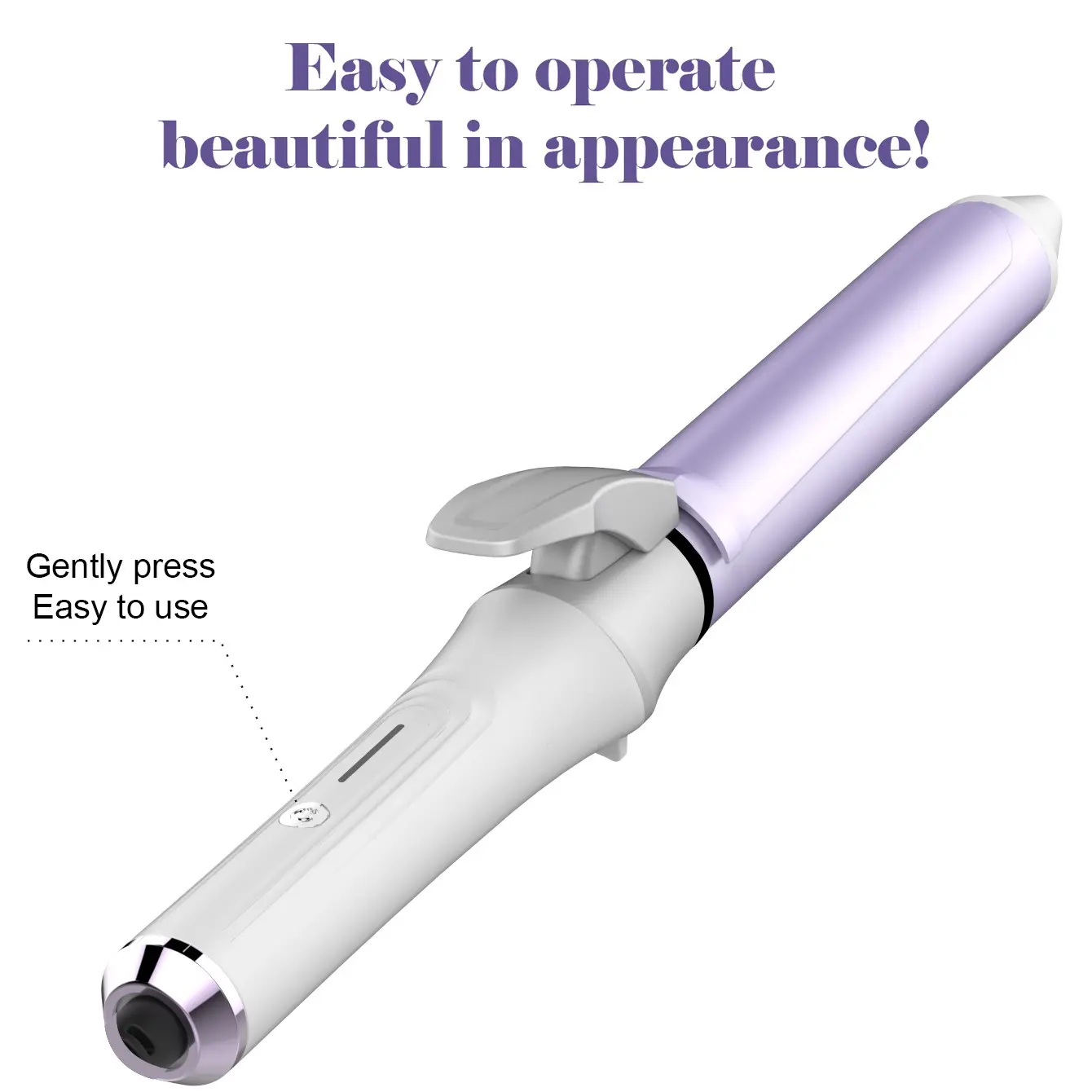 25-32mm Automatic Curl Straightener, 4-Tier Adjustable, Quick Heat, Smart Auto Shut Off, Ceramic Coating, Negative Ions, Easy to Use