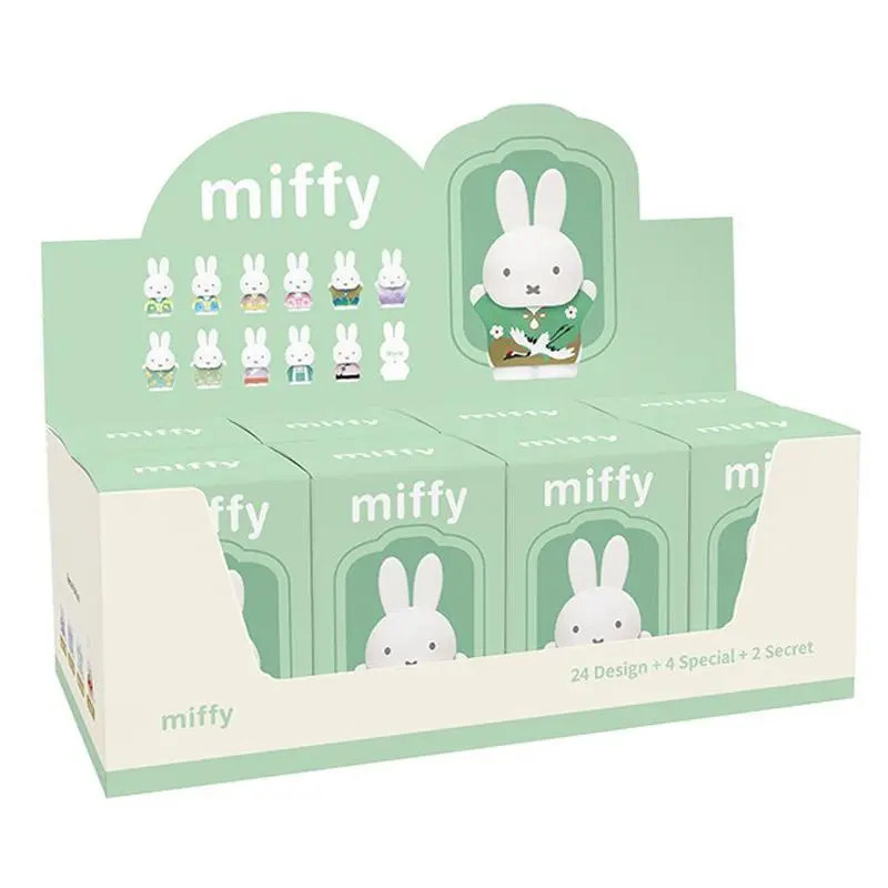 Original Miffy Ancient Style Series Kawaii Desktop Decoration Anime Peripheral Figure Doll Gift Toy