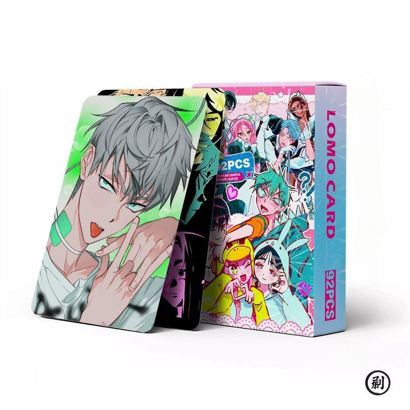 92PCS Korean Manga Alien Stage Photo Cards Set - Luka Hyuna Ivan Collectible LOMO Card With Bonus Stickers