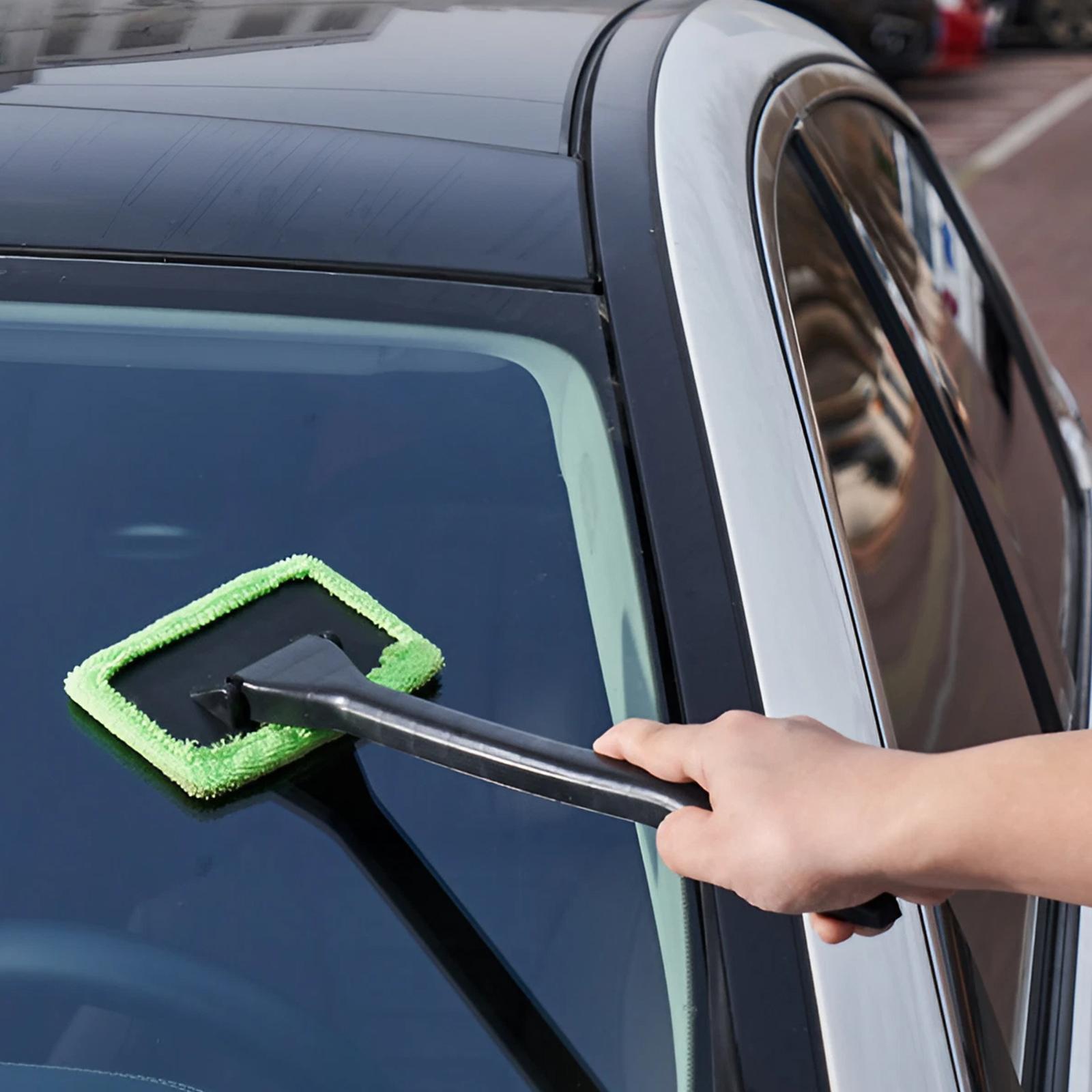 Car Windshield Cleaning Brush, Long Handle Car Window Cleaning Brush, Professional Car Cleaning Tool, Car Accessories, Gift for Men