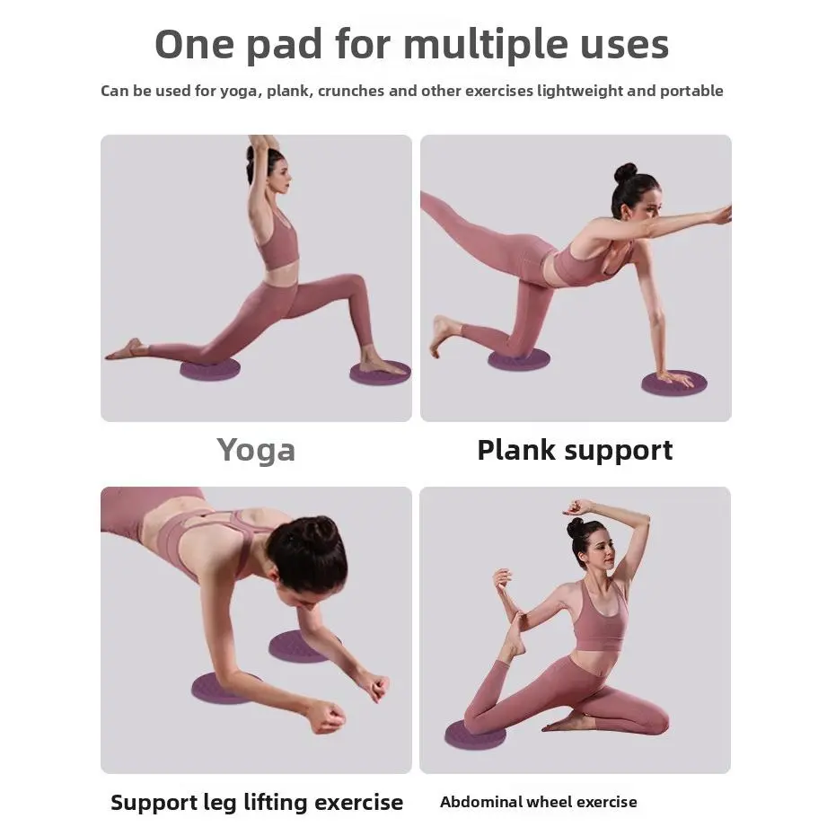 Yoga Mat Flat Support Mat Thickened Kneeling Mat Knee Pad Elbow Pad Kneeling Mat Round Yoga Mat Knee Pad