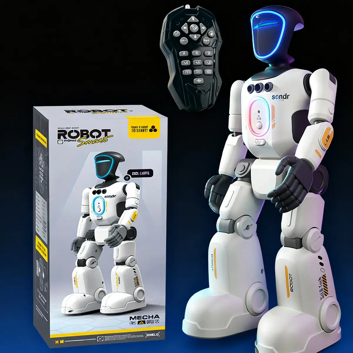 RC Smart Robot Toy, Educational Programming Robot, Interactive Learning Toy, Sing & Dance, Gesture Control, Christmas Gift, Ages 6+