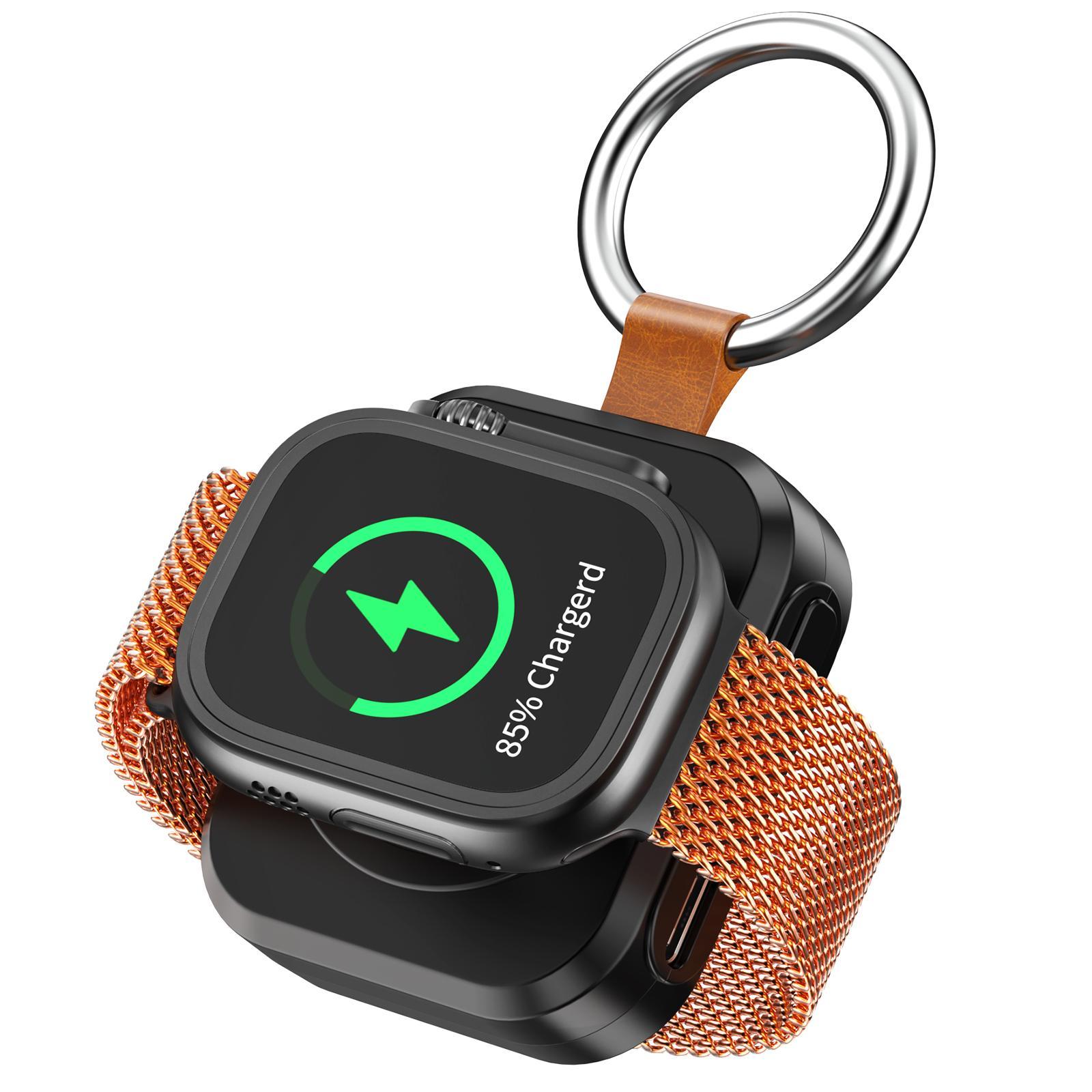 Portable Charger for Apple Watch, Wireless Magnetic Charger, 1200mAh Power Bank Travel Keychain Accessories, Smart Chargers for Apple Watch Series, Wearable, Digital #GLOBAL PICKS