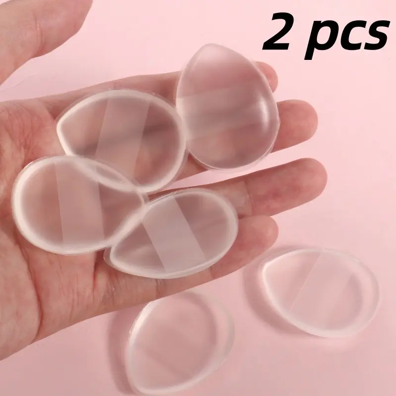 Mini Silicone Finger Makeup Sponge, Blending Sponge, Non-Absorbent Elastic Thumb Foundation Sponge, Portable Concealer Applicator, Hygienic Beauty Tool