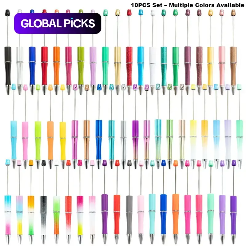 10 Standard Pens, Writing Pen, Ink, Durable Plastic, Easy DIY, Fun Creative Gift, Ideal for Home Office School Business, Aesthetic Pens, Stationery Writing Tools #GLOBAL PICKS