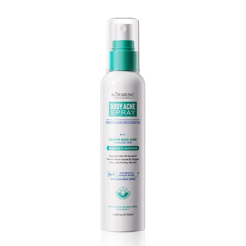 Body Spray For Stubborn Back Breakouts, Reduce Red Spots & Clogged Pores, Portable Daily Acne Care Mist, Blemish Relief Care