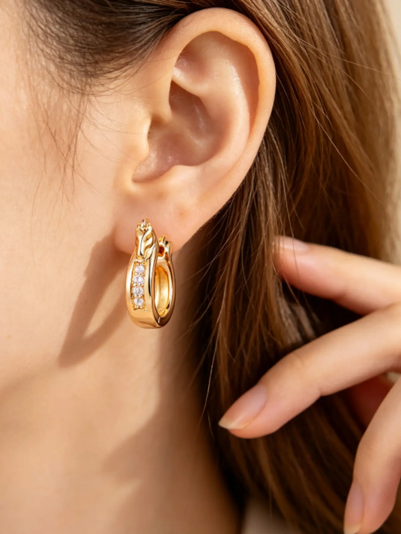 Adorable Shimmering Horse Hoop Earrings, Unique Design, Perfect for Daily Wear, Parties, Graduations, Birthdays, Travel, Dates