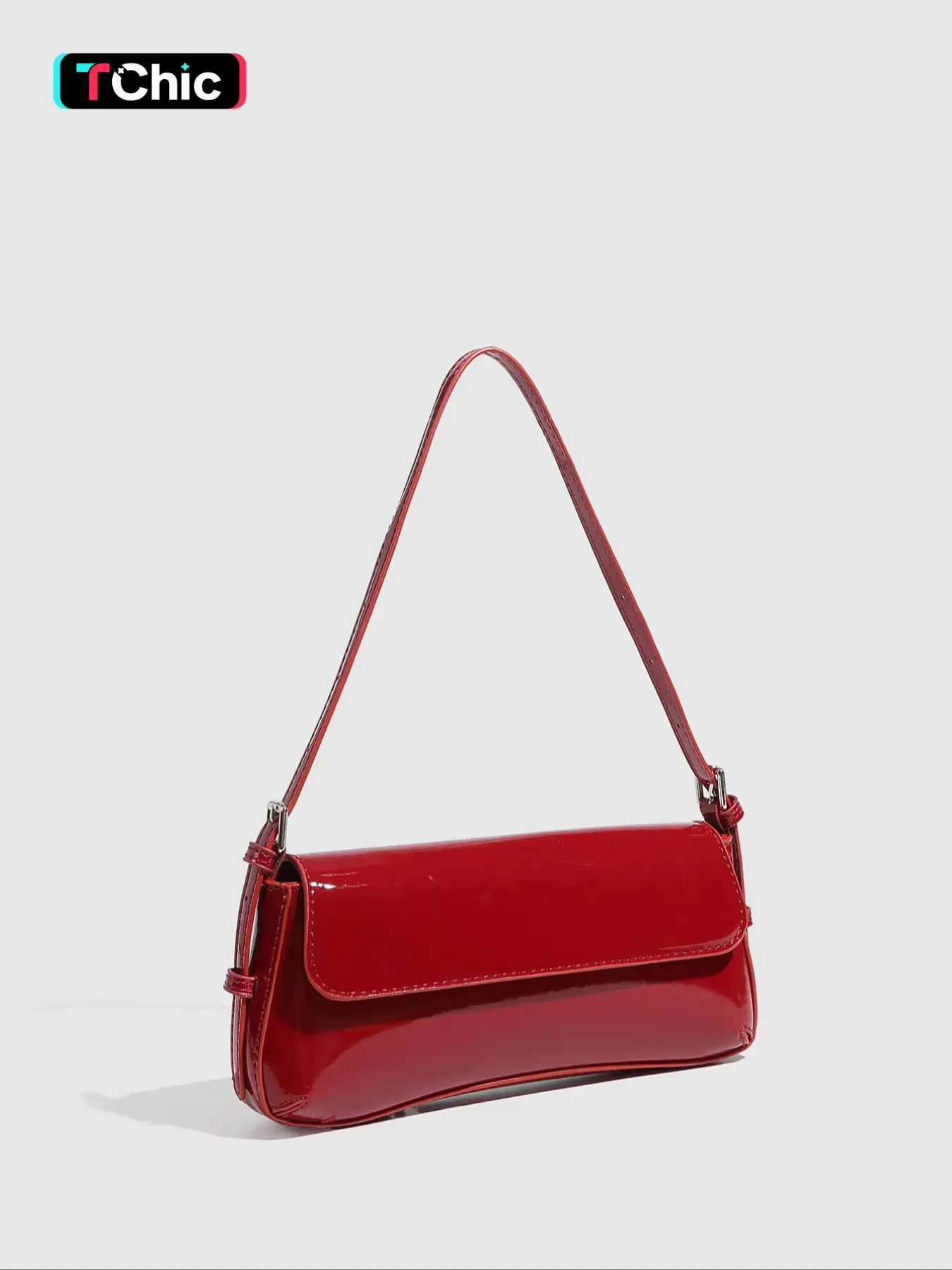 Women's Solid Color PU Leather Shoulder Bag, Fashionable Shoulder Bag for Daily Used, Casual Trendy Versatile High-quality Daily Commuting Bag, Elegant Bags, Shoulder Bag Crossbody