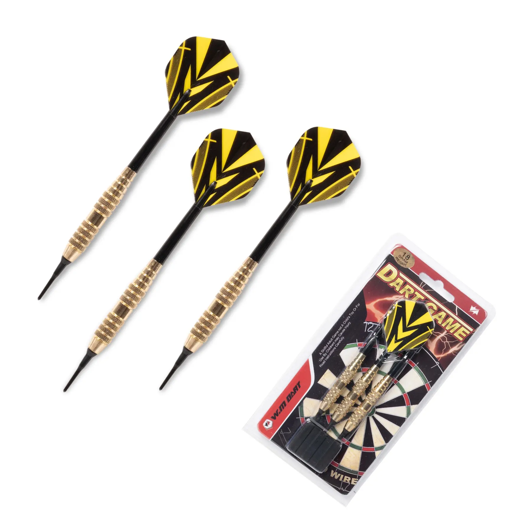 Soft Dart Set with Nylon Shaft and Pet Flight, Soft Tip Darts, Indoor Dart Game Competitor Kit, Ideal for Home Entertainment and Sports Enthusiasts
