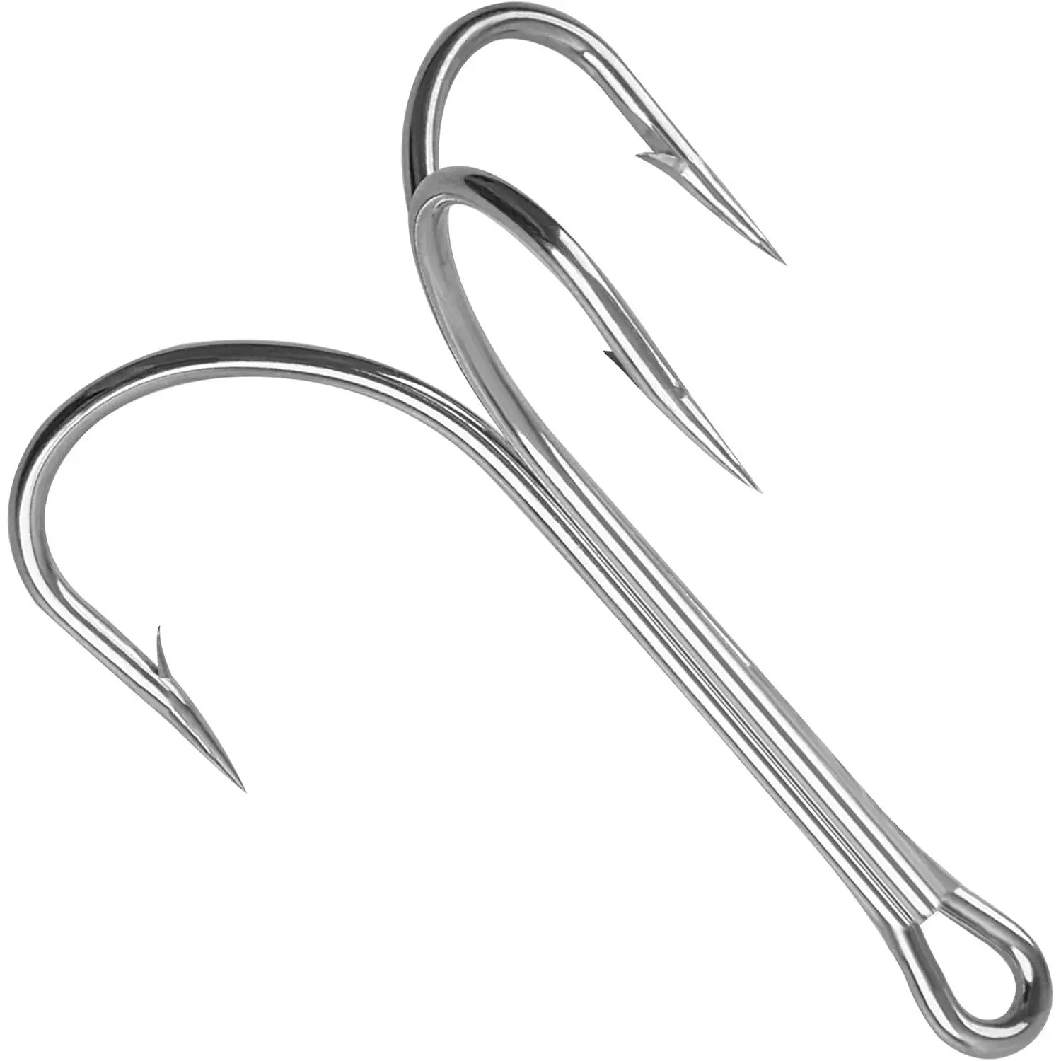 15/30pcs Classic Treble Fishing Hooks Large Size  Triple Barbed Fish Hook   Saltwater Fishing Hooks Size 4/0 6/0 7/0 8/0 9/0 10/0