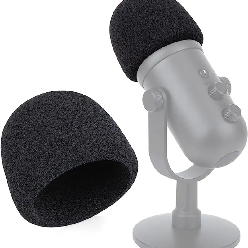 Razer Seiren V2 X Pop Filter or Razer Seiren V2 Pro Windscreen Microphone Foam Cover, Mic Cover Compatible with Razer Seiren V2 Pro and Razer Seiren V2 X USB Microphone