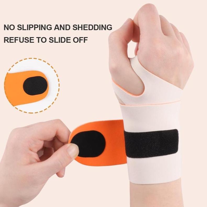2026 Trendy Ultra-Thin Wrist Brace Carpal Tunnel Arthritis Pain Relief Ergonomic Support Strap Anti-Slip Adjustable for Workout Daily Use