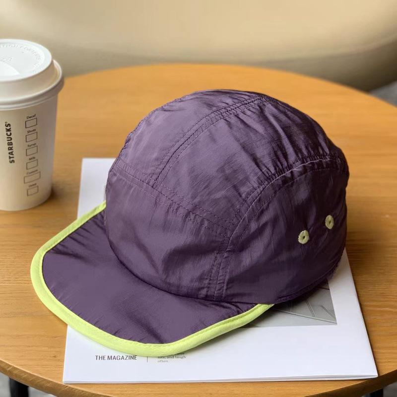5 Panel Cap Quick Dry Lightweight Breathable Hat Adjustable Running Cap for Men Women Outdoor Hiking Cycling Travel Summer Sun Hat