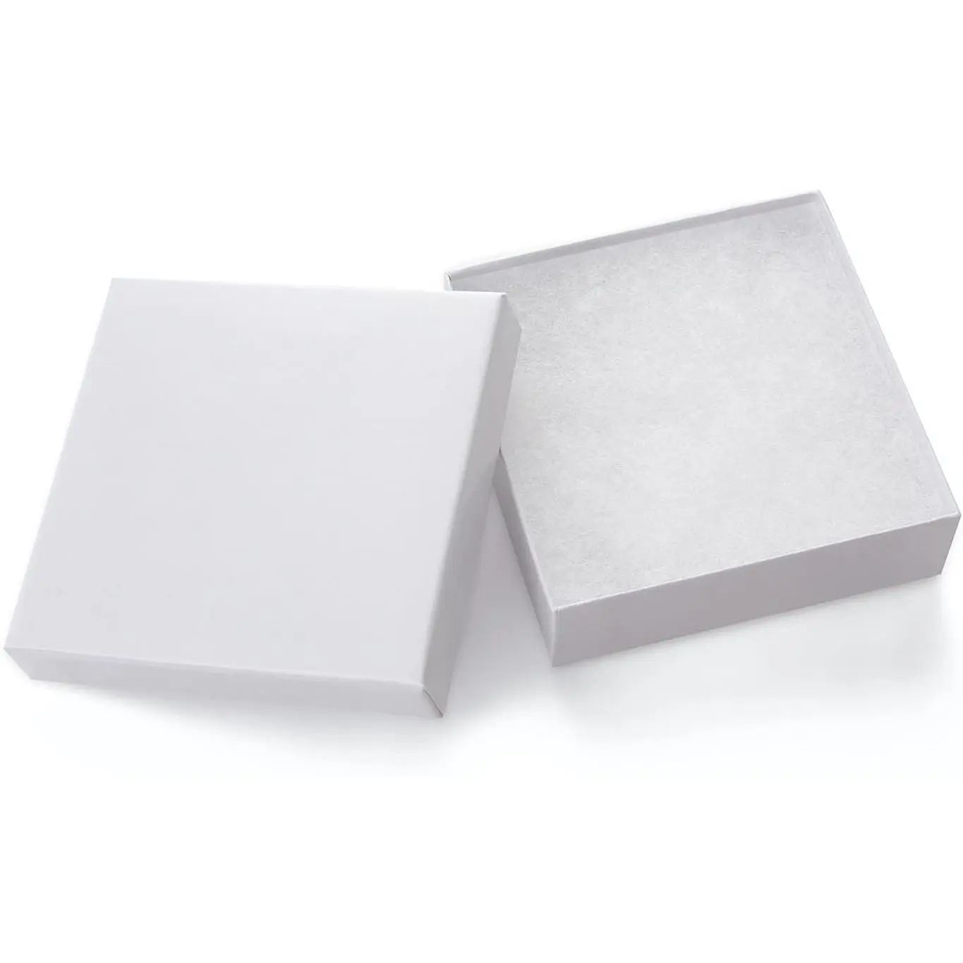 Boxes 20 Pack 3.5x3.5x1 Inch Cardboard  Boxes,Small  Boxes for  Earrings Necklaces  Bangles Bracelets(White)