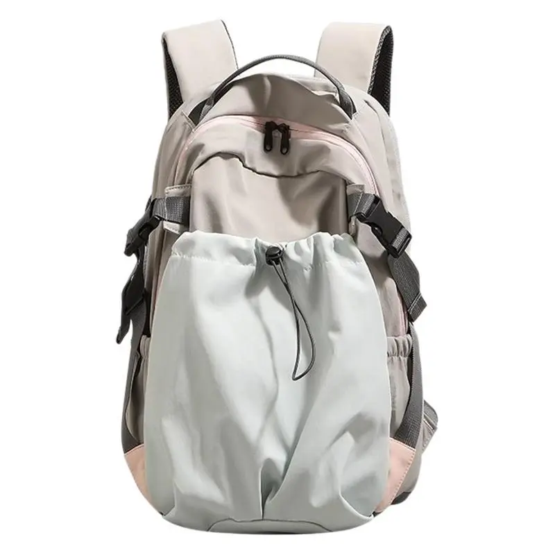 Outdoor Daypack, Solid Color Soft Fabric Convertible Crossbody Backpack for Daily Commuting and Travel, Fits 15-Inch Laptops, Back To School Haul, Unisex, Woven Fabric, Plain, Daily Use Bags, Carry-On, Water Resistant, Backpacks For School, School Backpac