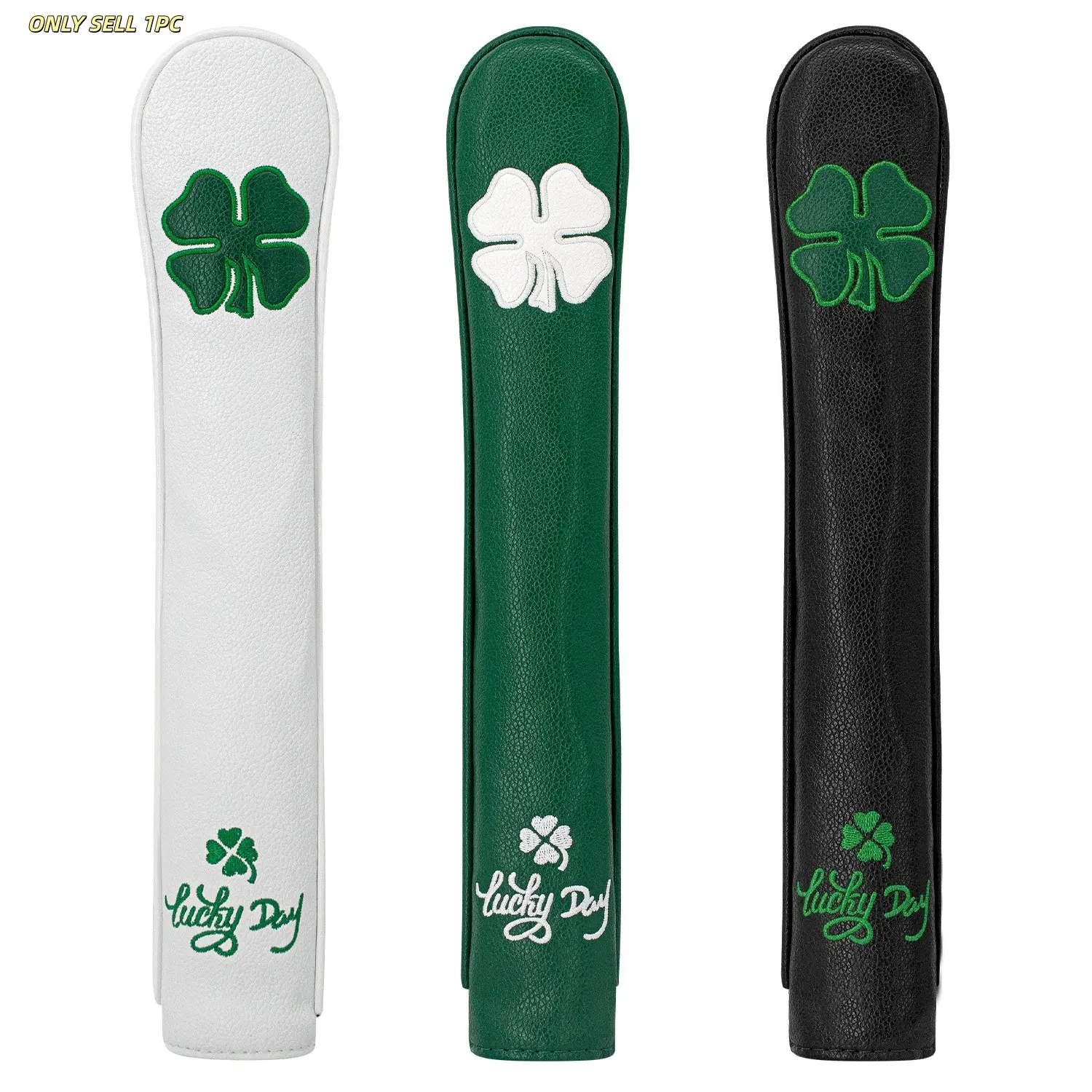 Lucky Clover Golf Alignment Stick, Golf Accessories, Golf Gear, Golf Equipment, Golf Gift Accessory, Golf Supply, Enhances Accuracy & Protection, Ideal for Golf Enthusiasts & Those Seeking Good Luck