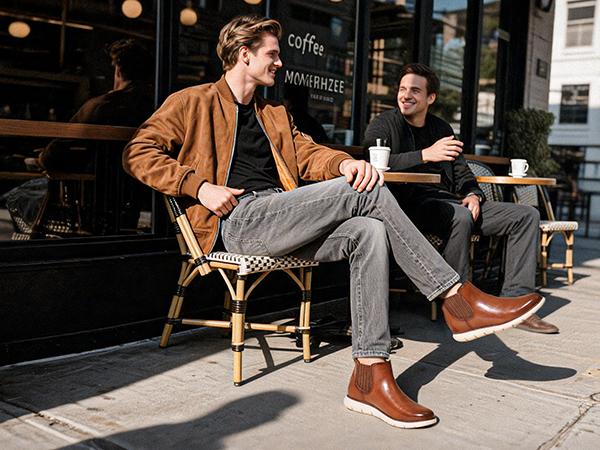 Bruno Marc Men's Chelsea Boots - Classic Comfort