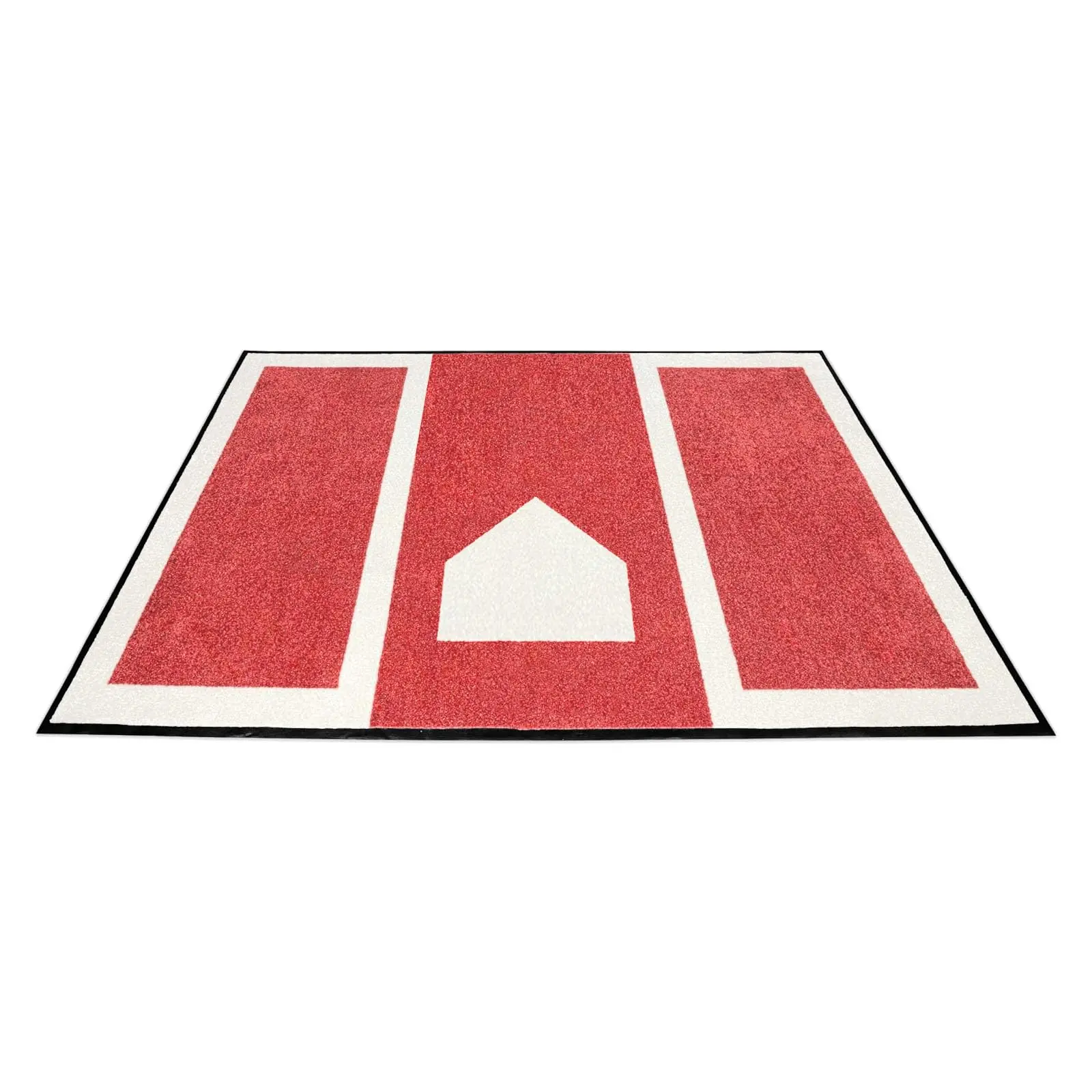 Training Mat for Baseball and Softball - Thickened Upgraded Hitting Mat with Anti-Slip Backing for Batting Cage, 6.5 x 4 ft