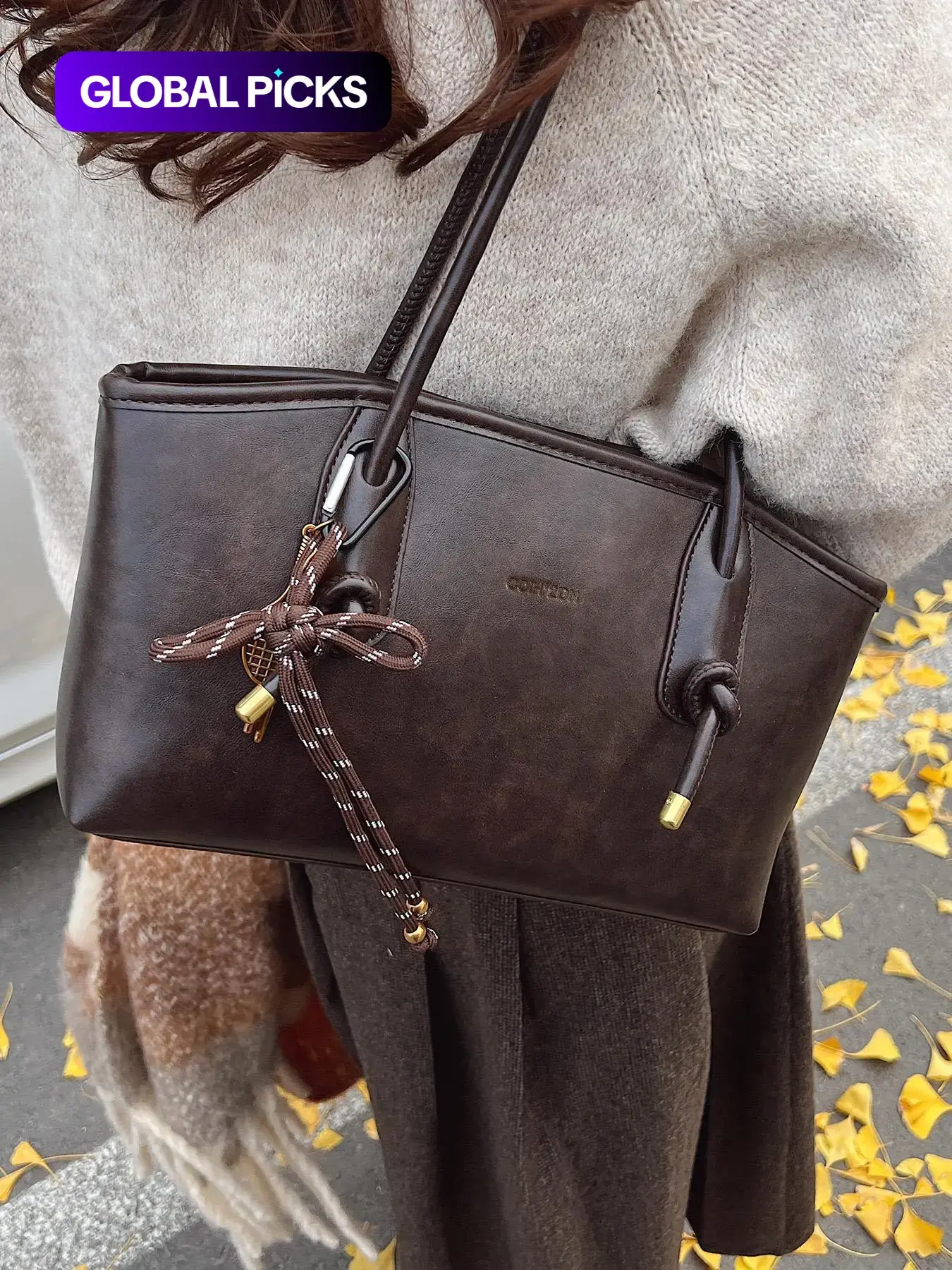 26 Women's Elegant Solid Color Shoulder Bag, Fashionable Large Capacity Crossbody Bag for Daily Used, Casual Trendy Versatile High-quality Daily Commuting Bag, Fashionable Unique Bags #GLOBAL PICKS