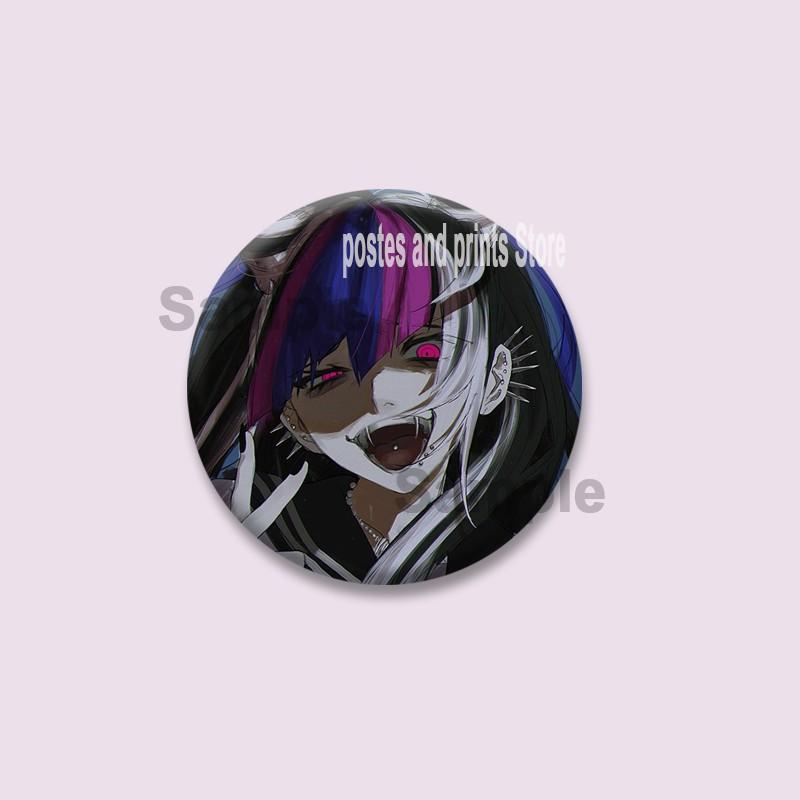 Custom Game Peripheral Danganronpa Round Badges DIY Coin Brooch on Backpack Cartoon Lapel Jewelry Pins Gifts for Kids Friends
