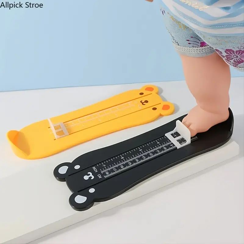 Baby Foot Measuring Gauge, Kids Shoe Size Ruler Tool for Toddler & Infant, Adjustable Shoe Sizer Device for Accurate Foot Measurement, Baby Growth Measuring Tool for Home Use & Kids Shoe Fitting