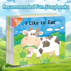 10-Volume Set of English Picture Books for Toddlers, Fun Storytelling, Baby Bedtime English Learning, Essential Early Education Book, Books for Babies