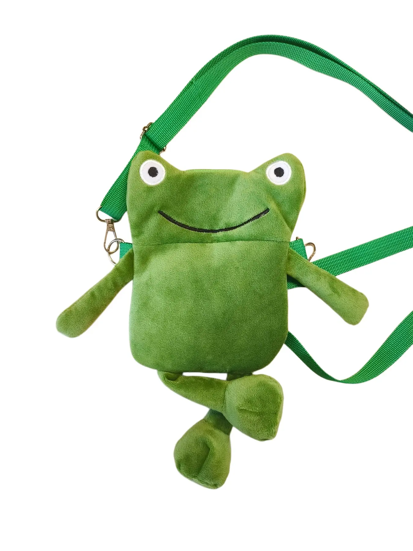 Women's Creative Frog Animal Purse Crossbody Bag, Funny Personality Small Backpack, Fashion Lightweight Design, Adjustable Straps, Daily Use, Everyday Crossbody Bag