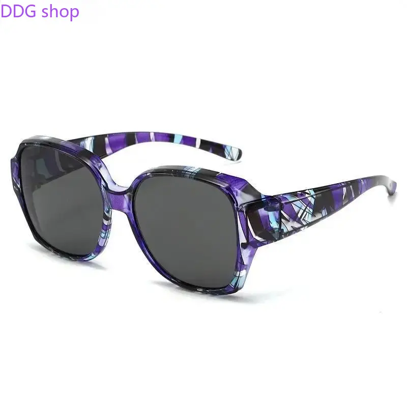 Women's Overglasses Polarized Eyewear - Fit-Over Casual Modern Multifunctional Shades, Lightweight Anti-Glare UV Protection Sunglasses for Prescription Glasses, Driving, Travel, Casual Sunglasses, Modern Sunglasses