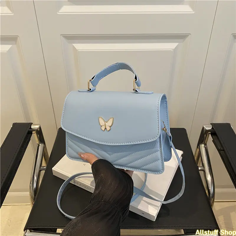 Women's Vintage Butterfly Mini Square Textured Crossbody Bag, Chic Retro Purse for Women, Ideal for Daily Outfits, Shopping, Crossbody Bags For Women, Purses Crossbody Bag tiktokshopbacktoschool