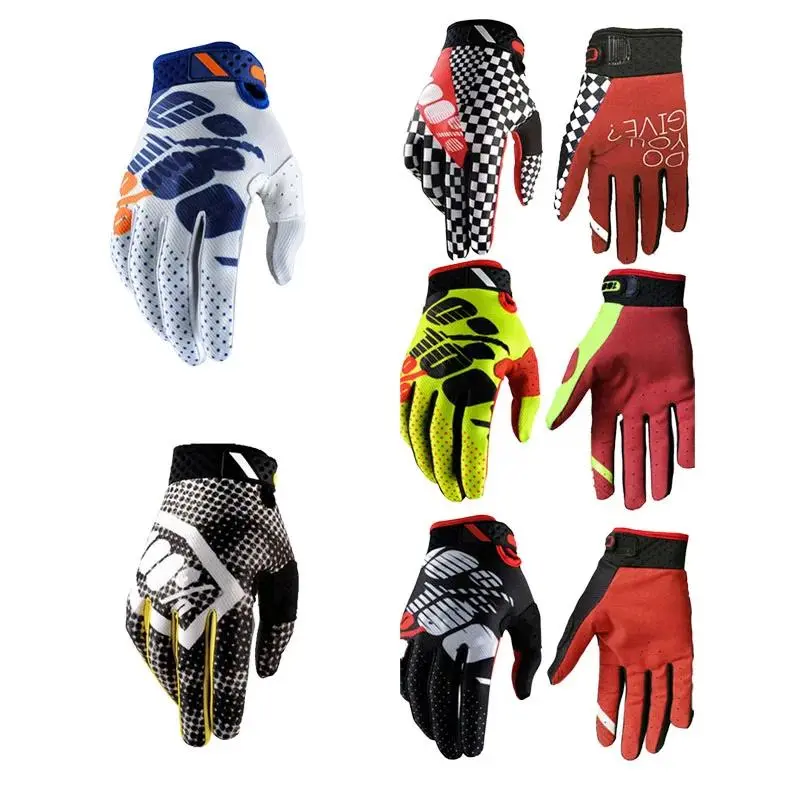 Touch Screen Protective Cycling Gloves JET Full Finger Mountain Bike BMX Motocross Off Road Motorcycle Racing Riding Gloves