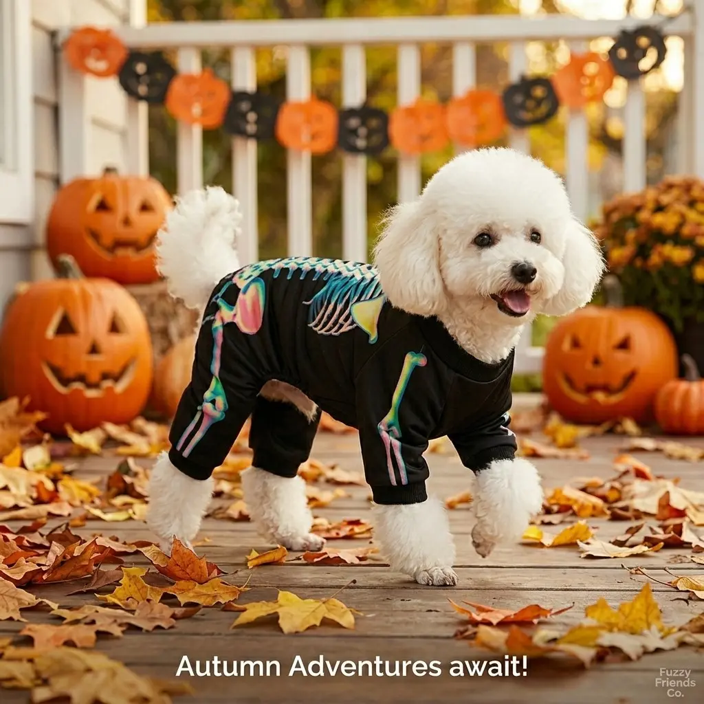 Halloween Rainbow Skeleton Dog Four Leg Jumpsuit Black Full Body Colorful Bone Skeleton Print Puppy Bodysuit Pet Onesie Punk Gothic Spooky Horror Theme Pet Pajama Clothes For Small Medium Dogs Cats Indoor Loungewear Outdoor Walking Halloween Party Cosplay