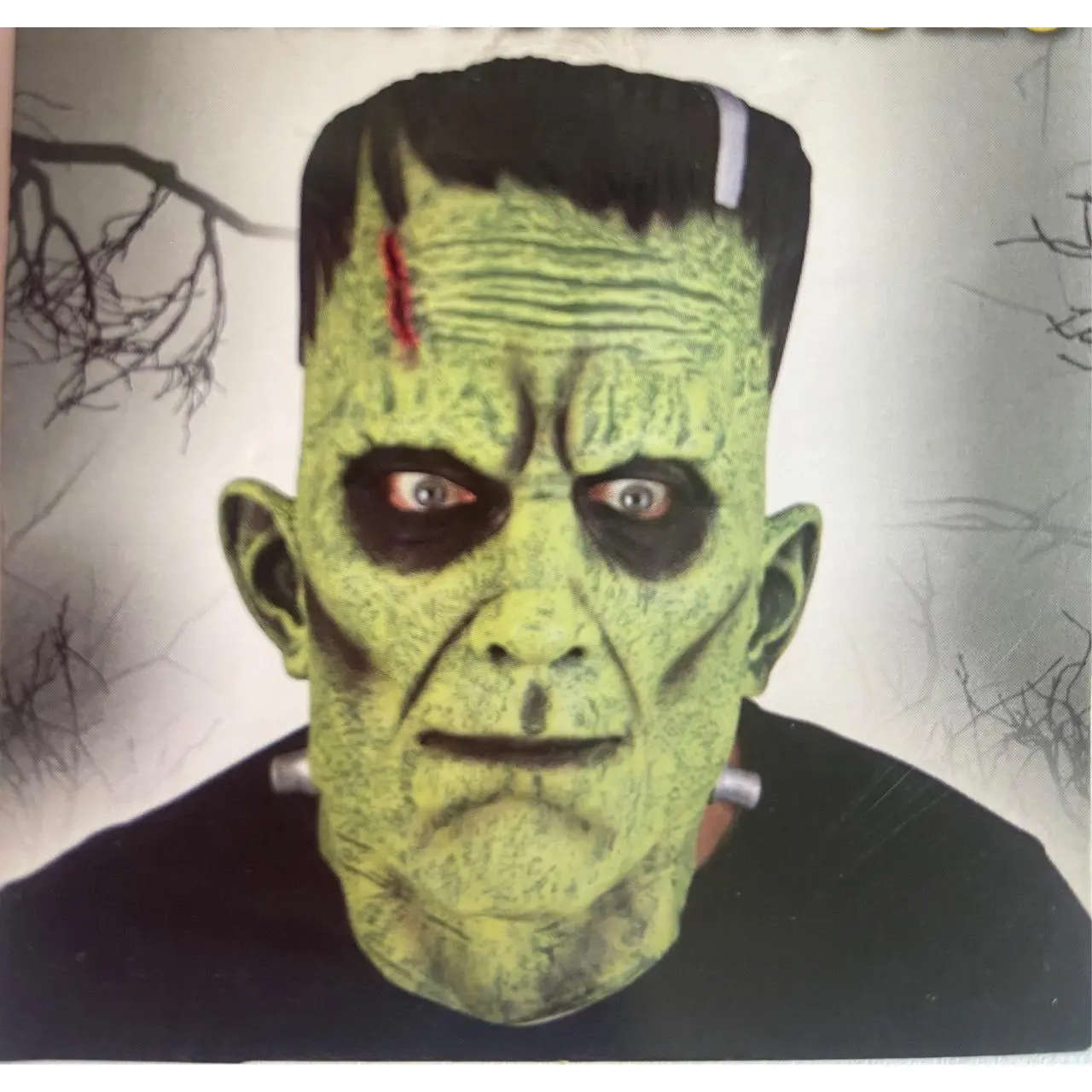 Scary Frankenstein Monster Latex Mask Halloween Cosplay Costume Prop