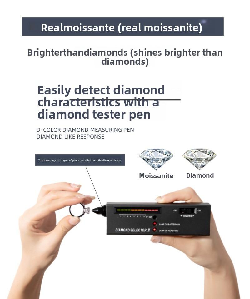 Unique Hip Hop S925 Half Circle Moissanite Ring for Men's High-End Style