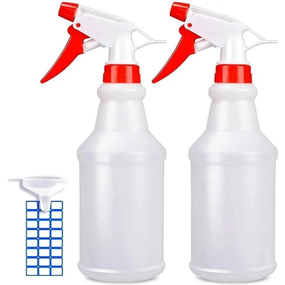 Empty  Bottles (16oz/2Pack) - Adjustable  Bottles for Cleaning Solutions - No Leak and Clog - HDPE  bottle For , , Vinegar, BBQ, and Rubbing