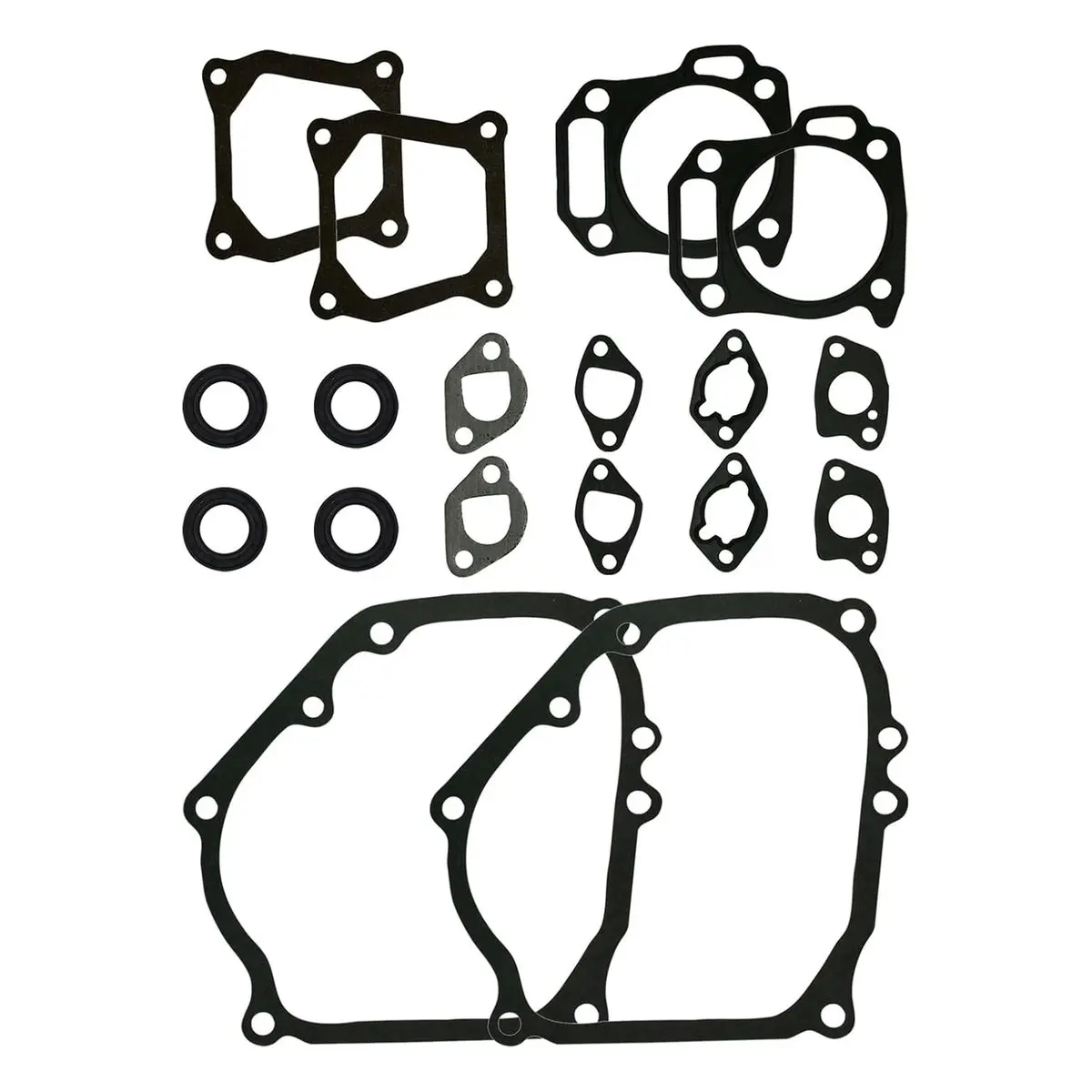 Harmless and Durable Non-Asbestos Gasket Kit (2 Pack) for Predator 212CC, Coleman CT200U, Honda GX160, GX200 Clone Engines with Cylinder Head, Valve Cover, Carburetor, Muffler, Crankcase Gaskets and Oil Seals, Non Asbestos Material