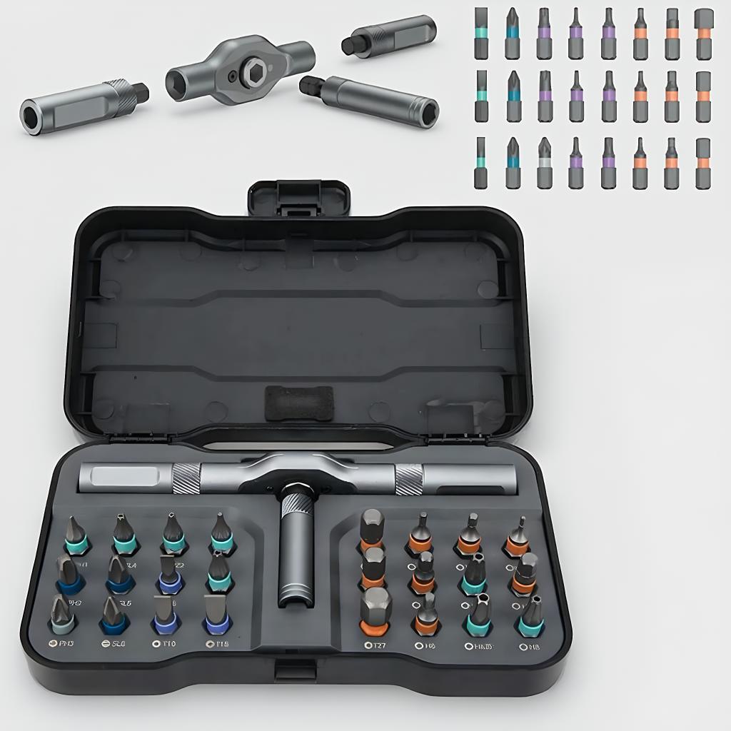 Ratchet 24 in 1 Multipurpose Screwdriver Set Ratchet Allen Wrench Set ...