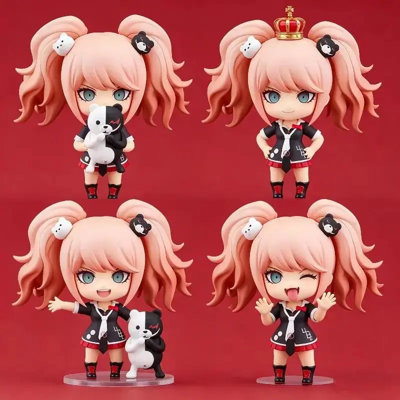 2026 Hot Japanese Anime Danganronpa Enoshima Junko Q-Style Q-Version Movable Figure, In-Stock Collectible Toy, Cute Desktop Decoration, Boy Gift