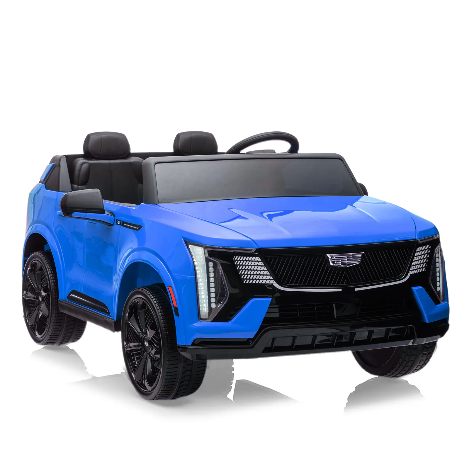 24V Licensed Ride-On Car – 2-Seater Battery Powered Electric Vehicle with Remote Control, 4-Wheel Shock Absorbers & LED Lights for Kids