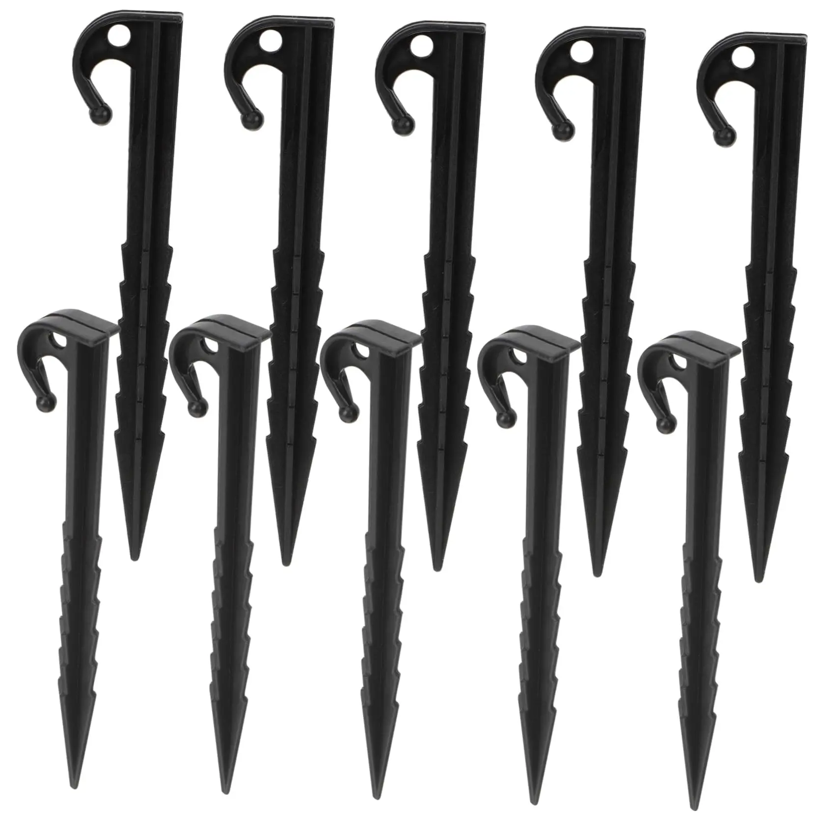 10PCS Plastic Landscape Stakes, 5.7Inch Plant Support Lawn Stake Heavy Duty for Landscaping and Garden