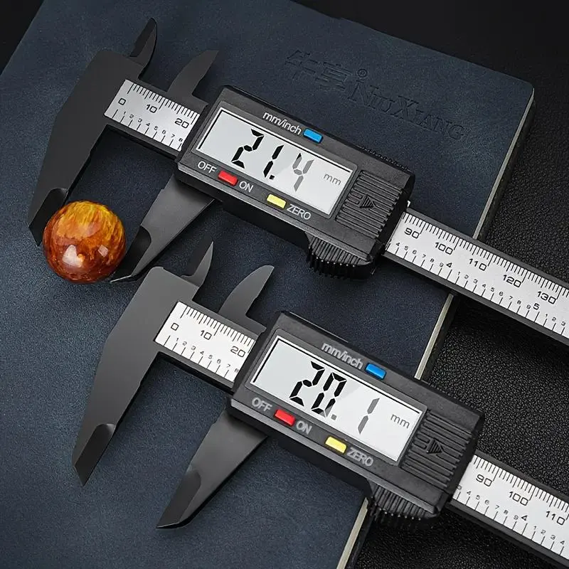 Inch Electronic Digital Caliper, Scale Micrometer, Digital Ruler, Measuring Tool, Conversion Between Inches and Millimeters, Portable Measuring Tool
