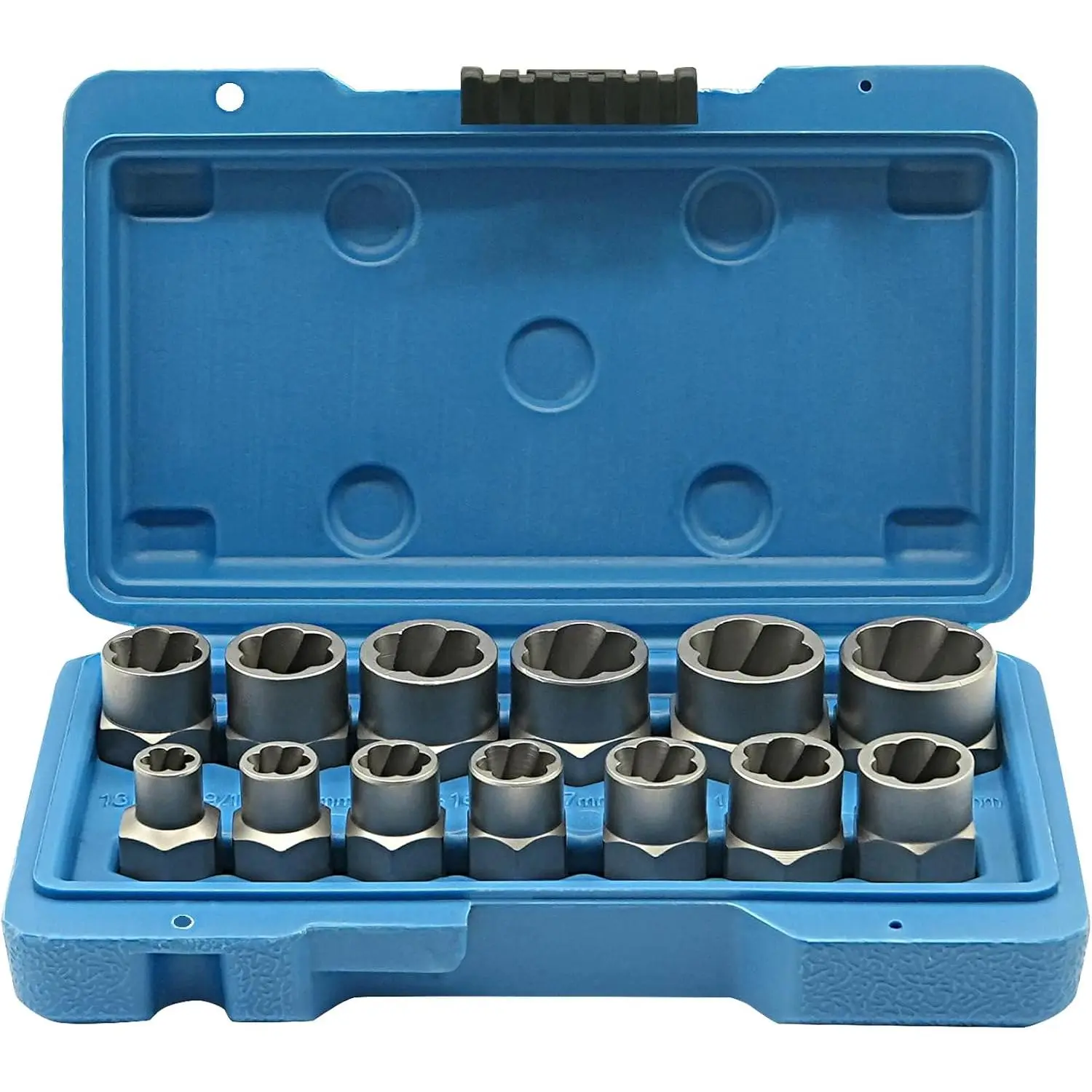 25- Screw Puller Kit, Multi-Spline Hex , 3/8 Inch Drive Easy Removal Bolt Puller Kit for Removing Stripped, Rounded, Damaged, Broken, Screws and  Removal Kit