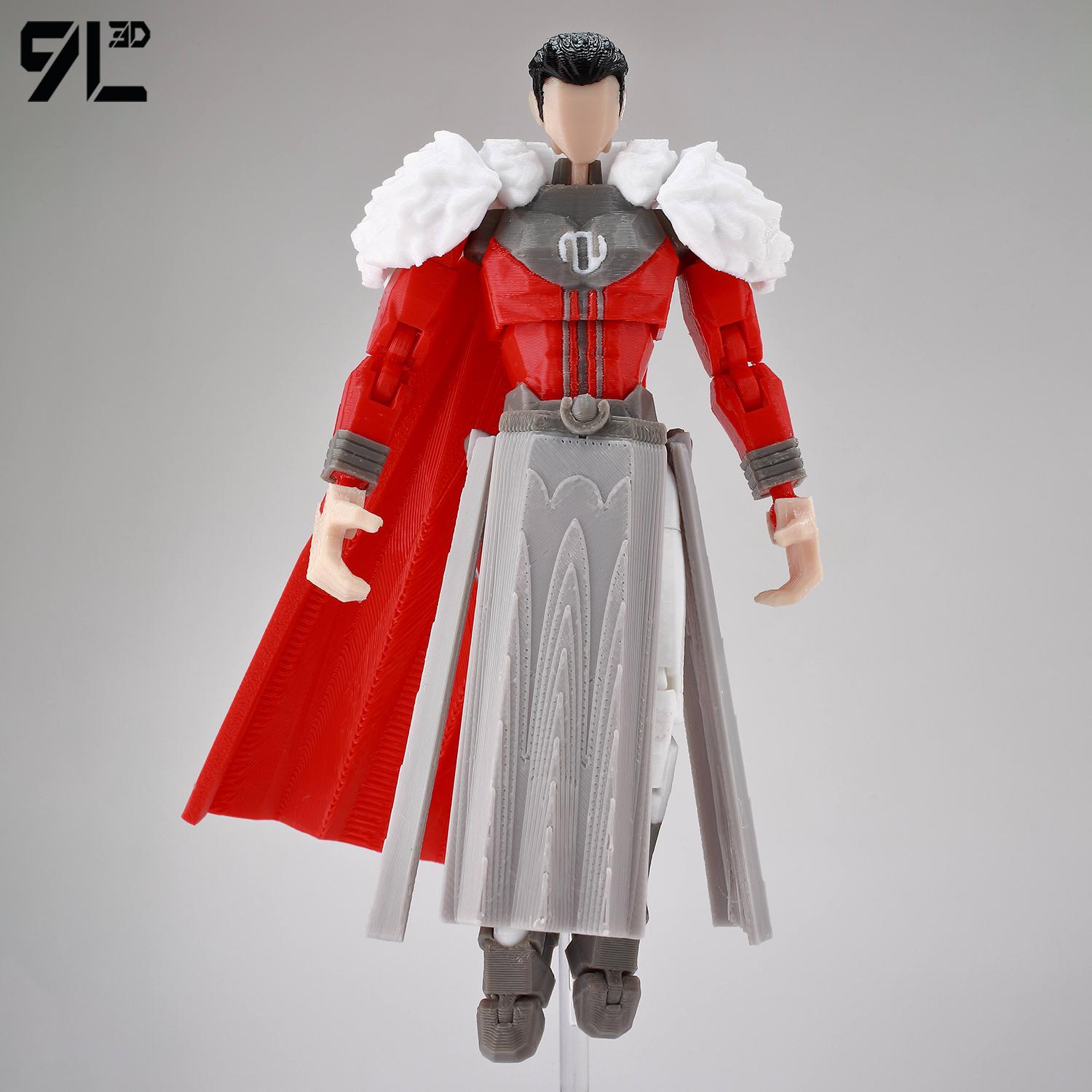 9L3D Printed Invincible Tech Jacker T13 Lucky13 Action Figure Dummy13 Motorcycle Multi-Jointed Collectible Model Toy Titan13