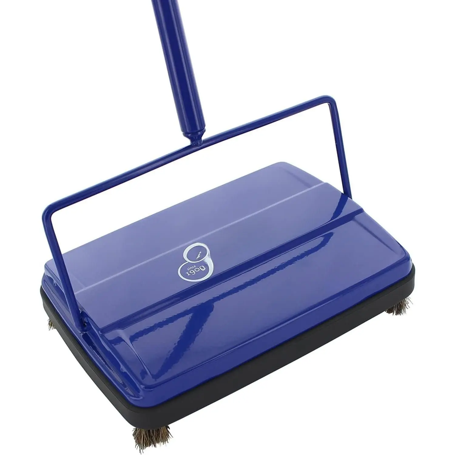 17033 Electrostatic Carpet & Floor Sweeper - 9" Cleaning Path - Lightweight - Ideal for Crumby Messes - Works  Carpets & Hard Floor Surfaces - Blue
