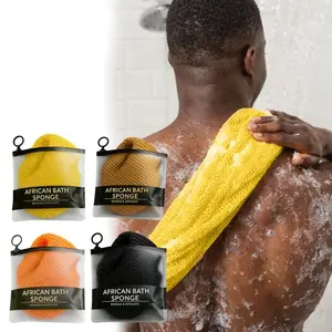High Stretch Mesh Exfoliating Bath Cloth, Elastic Body Scrub Towel, Rich Foaming Shower Rag, Practical Bathroom & Sauna Cleaning Supplies