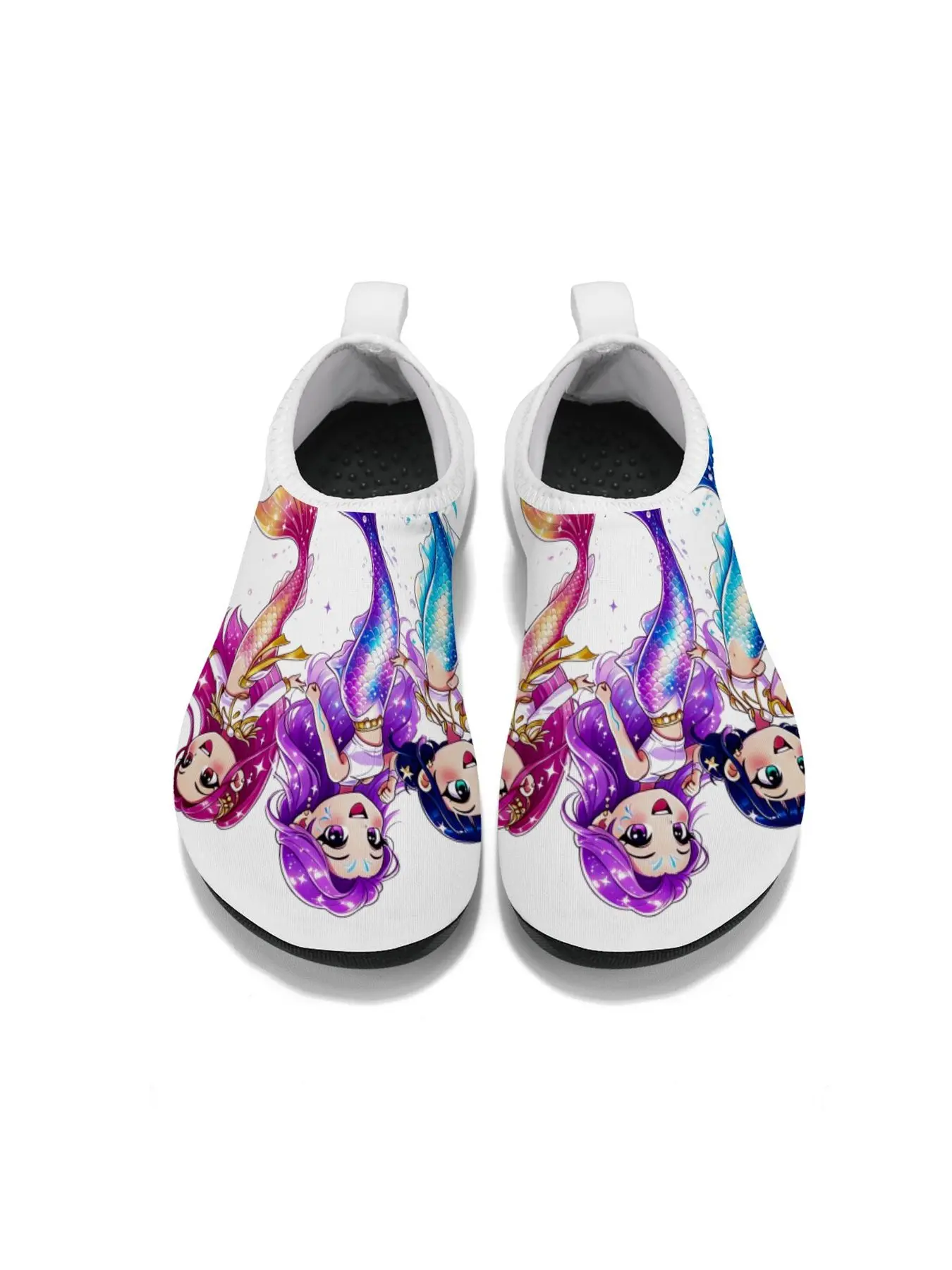 2026 Hot Cute Mermaid girl group Summer Children Water Shoes fashion Trendy Elements Outdoor Flat Shoes Barefoot Quick-Dry Aqua Yoga Socks Boys Girls Soft Diving Wading Shoes Beach Swimming Shoes