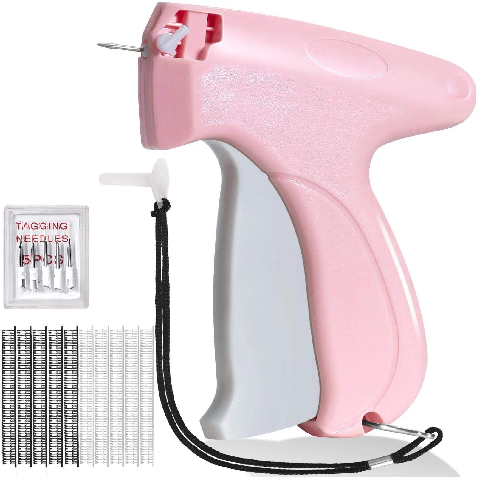 Invisible Fastener Sewing Stitch Gun (1000 Fasteners Included) - Compact Emergency Clothing Repair Tool, Quick Fixer, Portable Garment Supply with Needles & Tutorials, Ideal for Travel, Party, Work, Birthday Gift